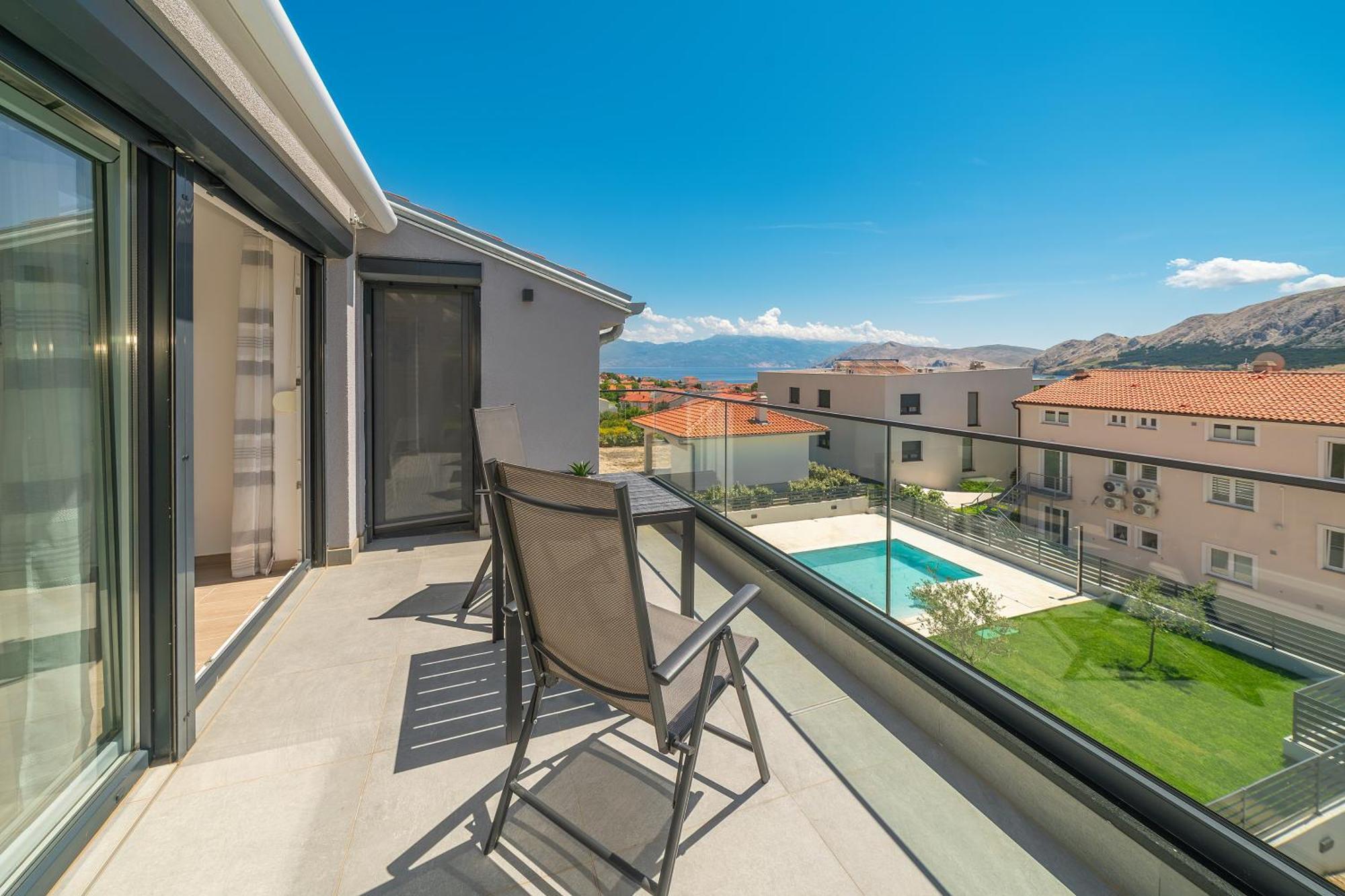 Poolside Apartments Anabella Baška Dış mekan fotoğraf