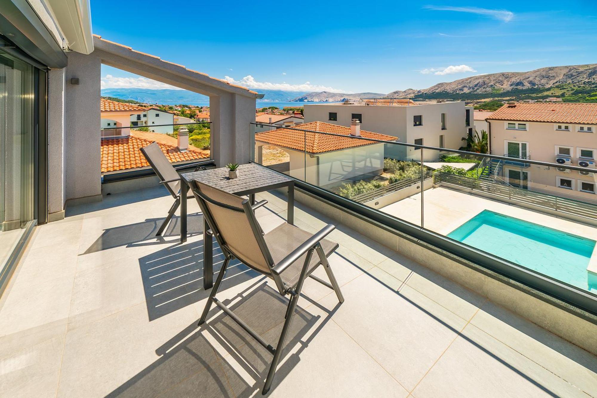 Poolside Apartments Anabella Baška Dış mekan fotoğraf